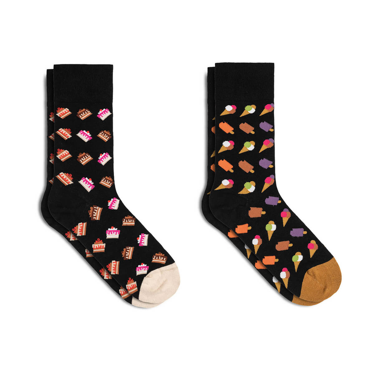 LCW Kids Gemusterte Unsichtbare Socken Für Mädchen 2er-Pack -S4CD32Z4-FST - LC Waikiki