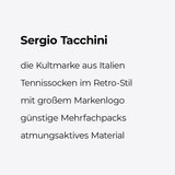 3er-Pack navy Sneakersocken Sergio Tacchini