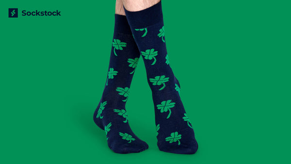 Happy Socks mit Kleeblatt Muster