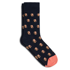 Lustige Damensocken Affen Muster
