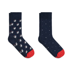 2er-Set Motivsocken Herren