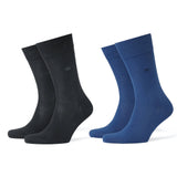 Burlington men's socks Mix David black &amp; dark blue