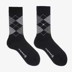 Burlington Marlybone Damensocke Rauten schwarz