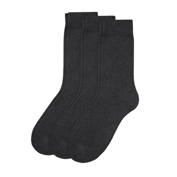 Camano set of 3 cotton socks anthracite