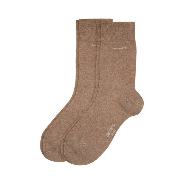 Camano set of 2 socks brown comfort band