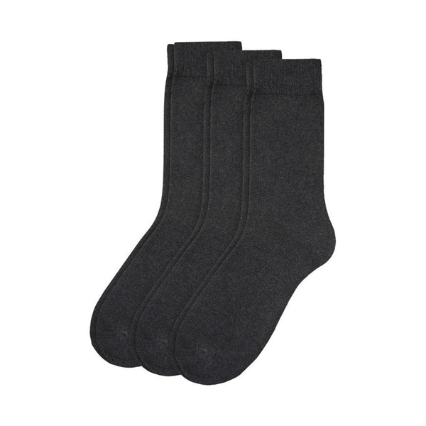 Camano set of 3 cotton socks black
