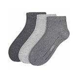 Camano set of 3 quarter socks grey