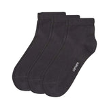 Camano set of 3 quarter socks black