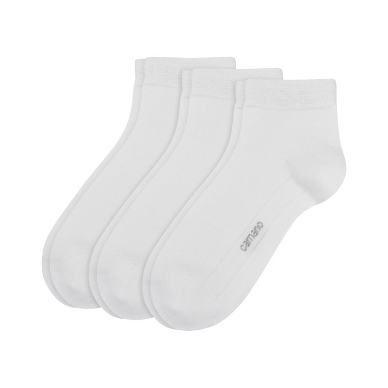 Camano set of 3 quarter socks white