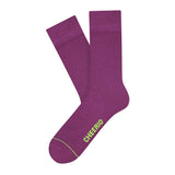 CHEERIO* set of 2 cotton socks purple