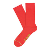 CHEERIO* set of 4 cotton socks red &amp; orange