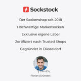 Happy Socks Herrensocken Hamburger schwarz
