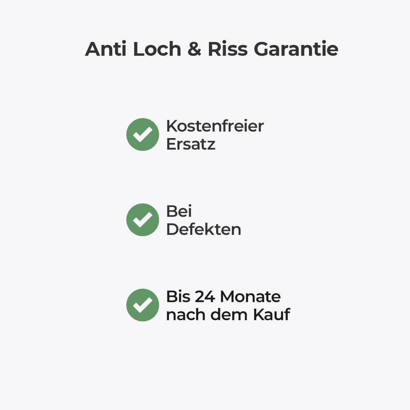 Grafik Loch & Riss Garantie