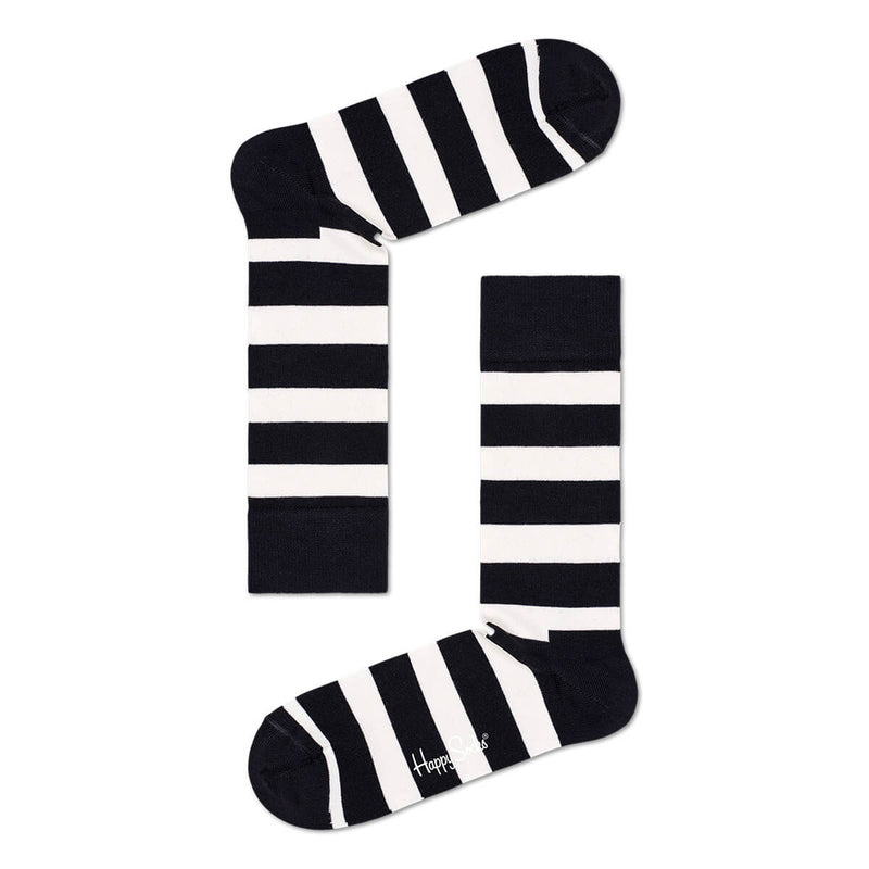Happy Socks Box Herrensocken abstrakte Muster schwarz & weiß