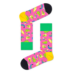 Happy Socks bunte Damensocken Bananen & Vögel