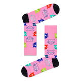 Happy Socks gift box women's socks pattern cats