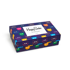 Happy Socks Geschenkbox Damensocken Muster Katzen
