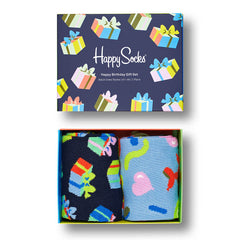 Happy Socks Geschenkbox Damensocken Muster Happy Birthday