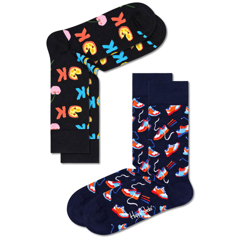 Happy Socks set of 2 funny women's socks OK Runner