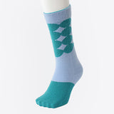 Percent Japan dotted men's socks turquoise &amp; light blue