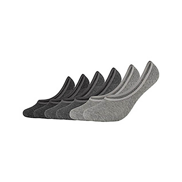 s.Oliver set of 6 invisible socks grey