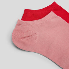 s.Oliver 2er Set Sneakersocken Silky Touch Damen Zellulosefaser Pink & Rosa