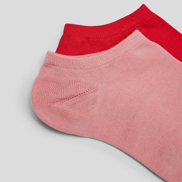 s.Oliver set of 2 sneaker socks Silky Touch women cellulose fiber pink &amp; pink