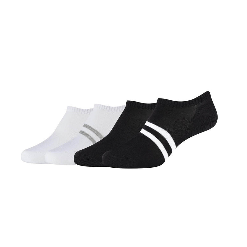 s.Oliver set of 4 sneaker socks sport women viscose black &amp; white