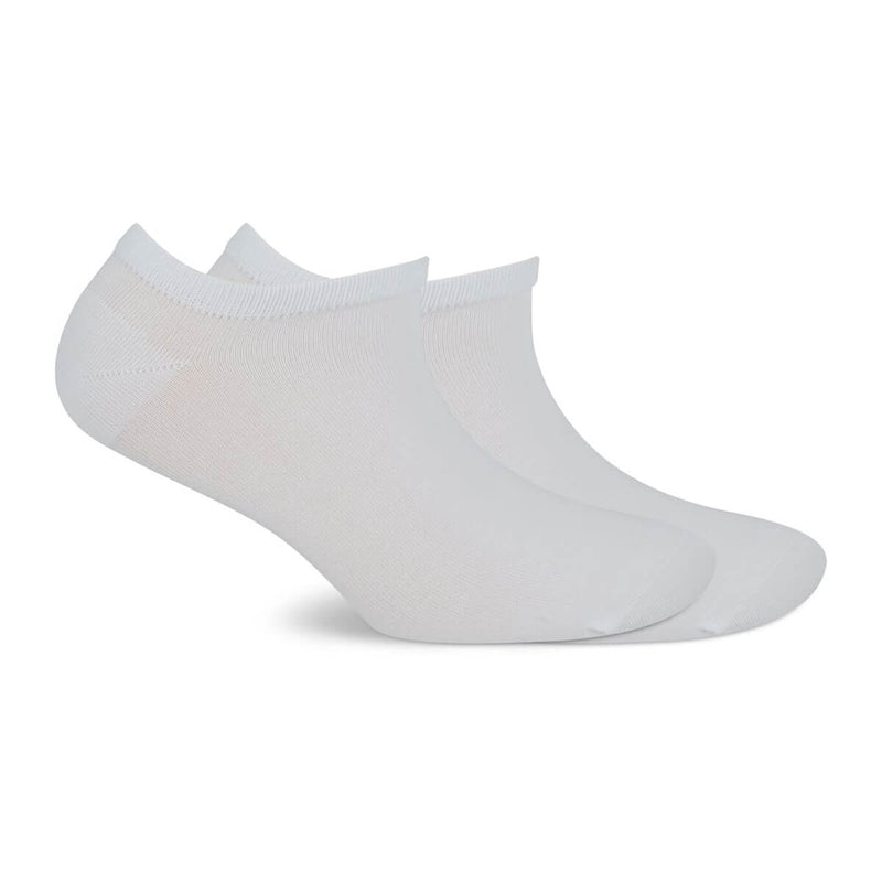 s.Oliver set of 2 sneaker socks Silky Touch women cellulose fiber white