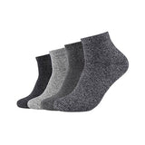 s.Oliver set of 4 sneaker socks gray &amp; anthracite