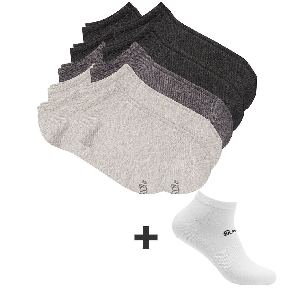 sneaker socks ▷ s.Oliver black & Sockstock® gray - – 10-pack