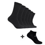 s.Oliver 6+1 tennis socks men black