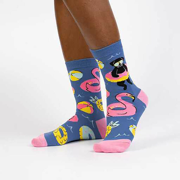 Sock It to Me motif socks women set of 2 Summer Time