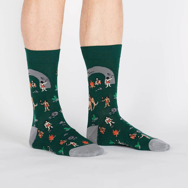 Sock It to Me motif socks men's set of 2 Stone Age Socks