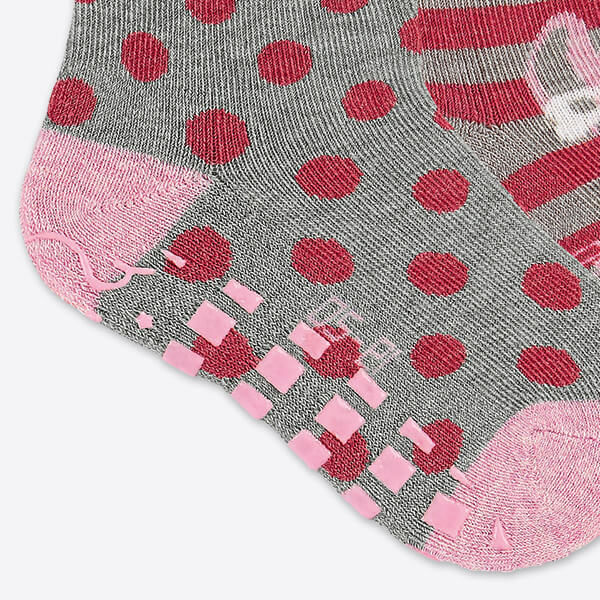 Sterntaler 2-pack ABS baby socks dotted lama motif pink pink girls