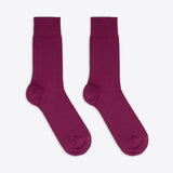 Von Jungfeld men's socks Burgenland cotton bordeaux red