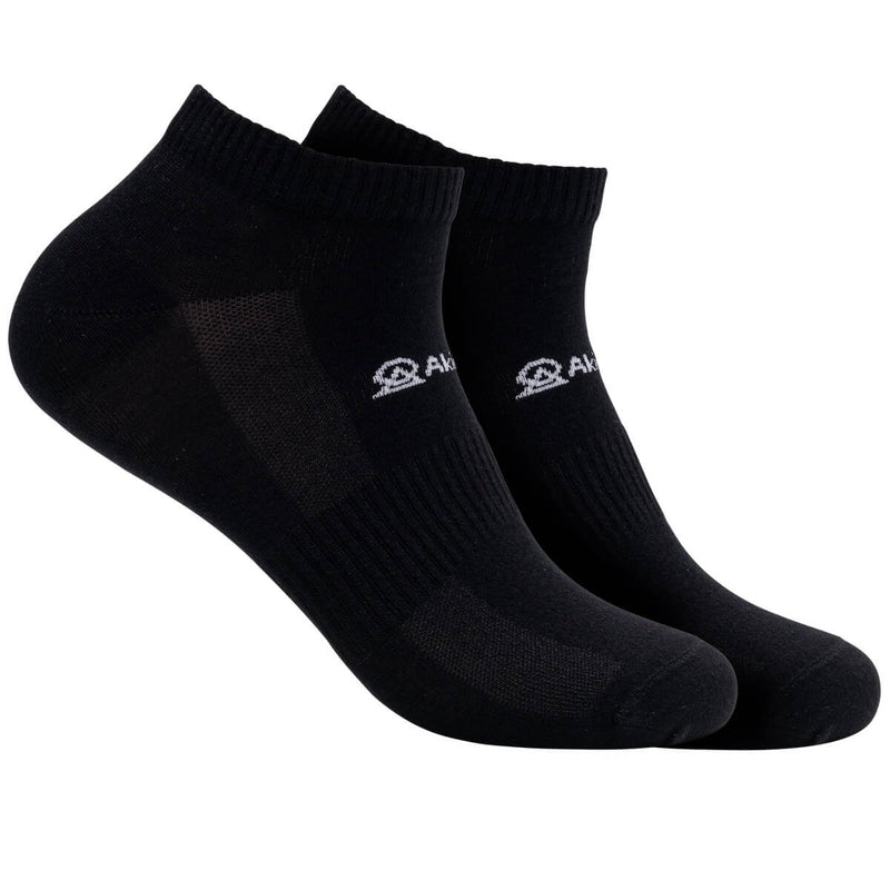 Yoshino Pack of 12 Sneaker Socks Bamboo Black A+ Fiber®