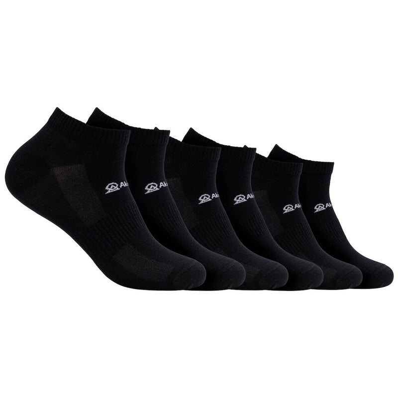 Asaka Sneakersocken A+ ▷ Sockstock® – schwarz Fiber® 6er-Pack